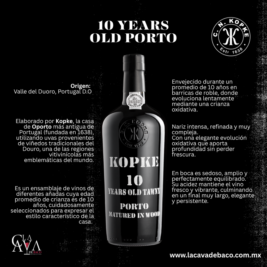 Oporto Kopke 10 Years Old Porto