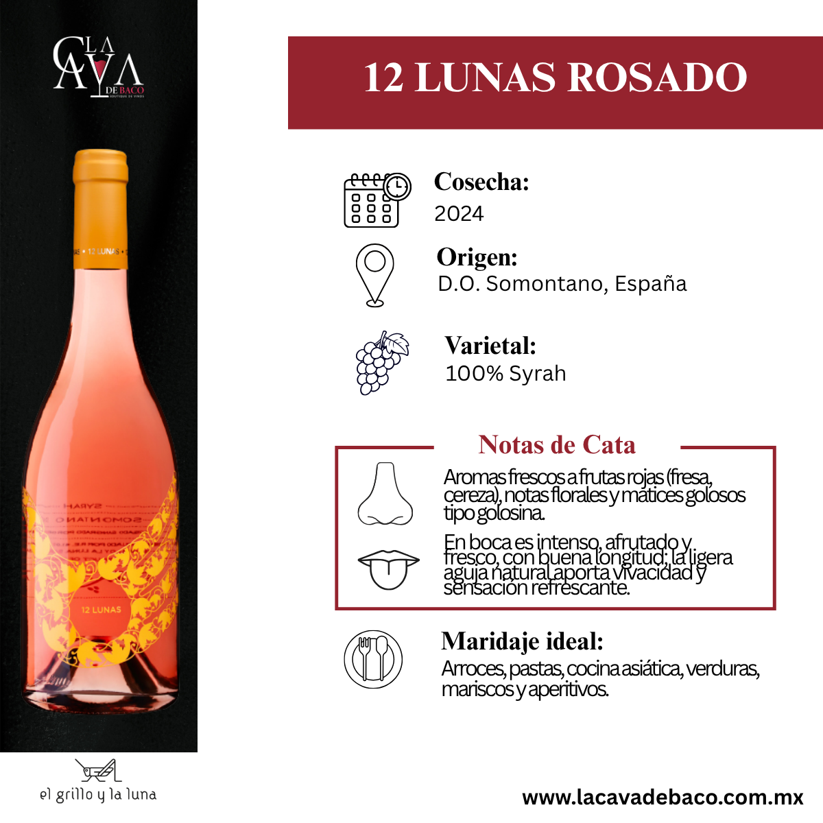 12 Lunas Rosado