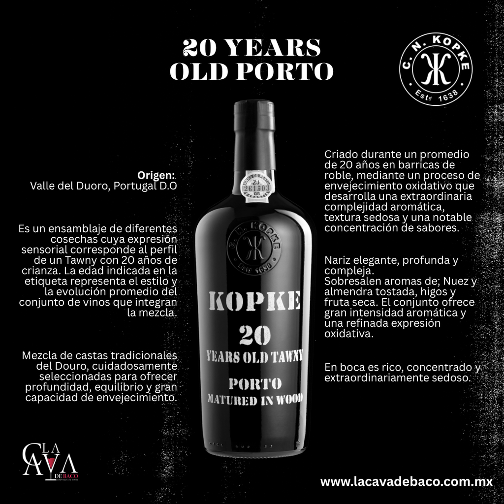 Oporto Kopke 20 Years Old Porto