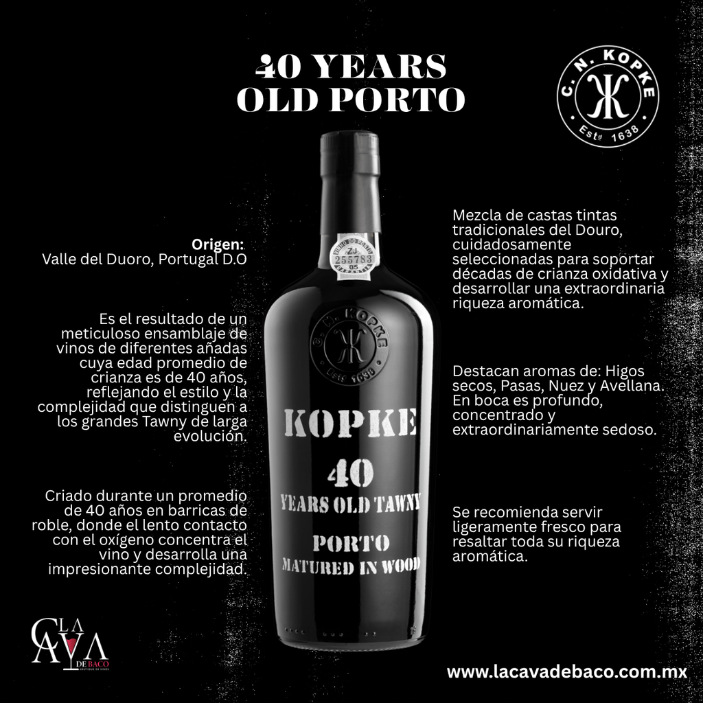 Oporto Kopke 40 Years Old Porto