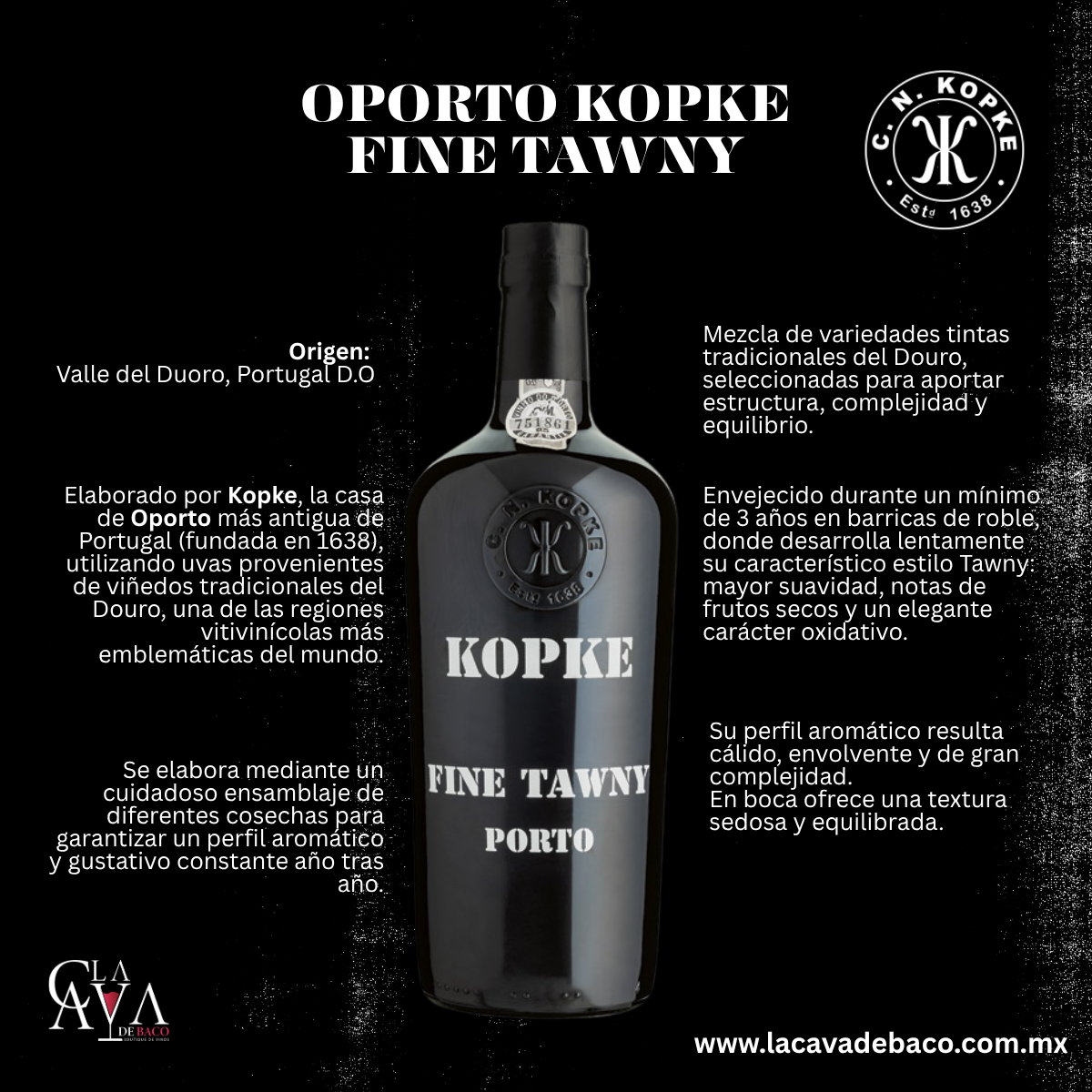Oporto Kopke Fine Tawny Porto