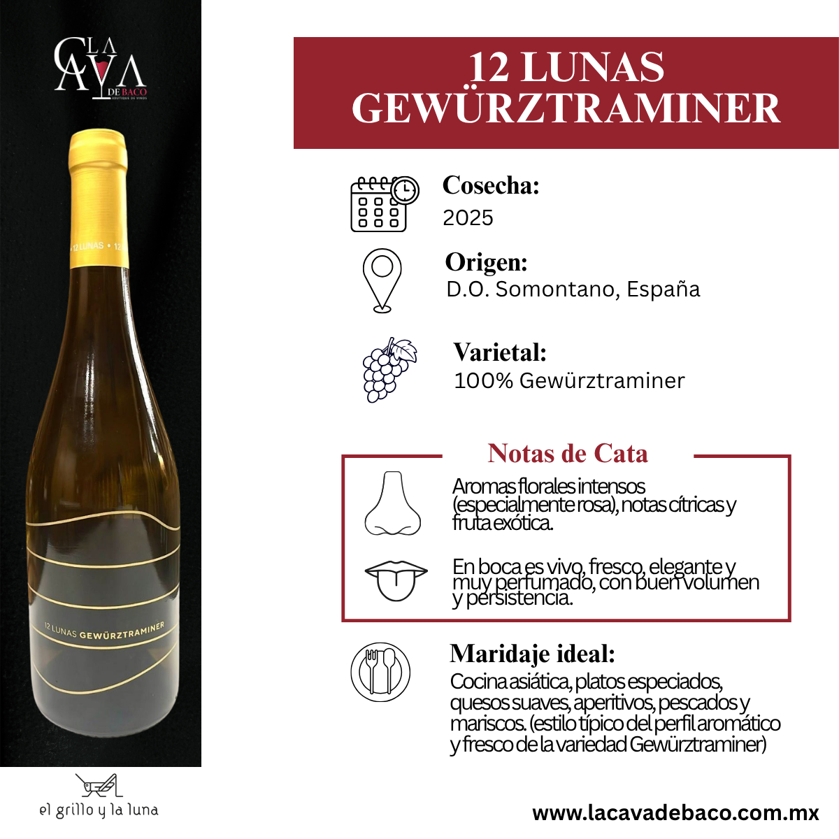 12 Lunas Chardonnay Gewürztraminer