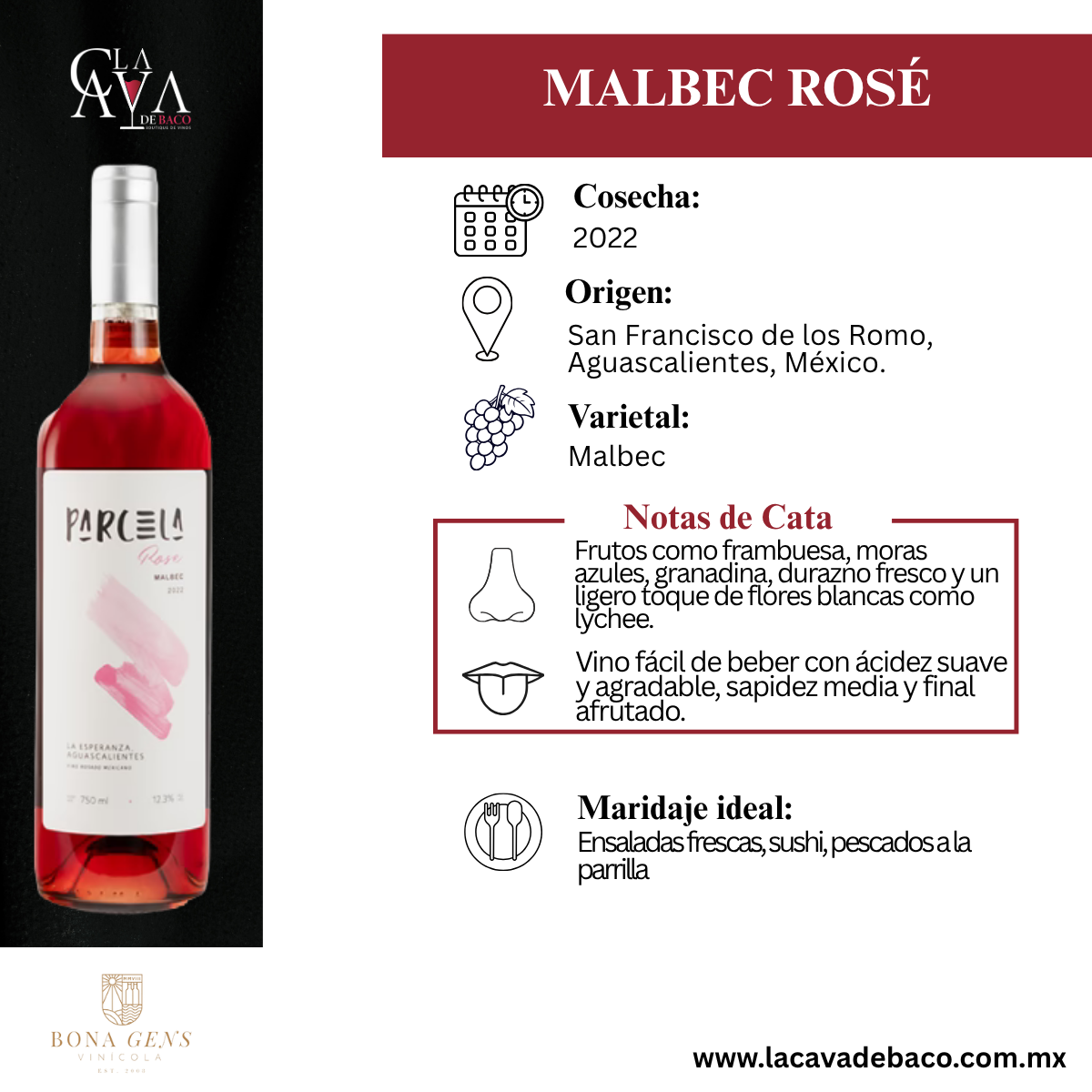 Parcela Malbec Rosé