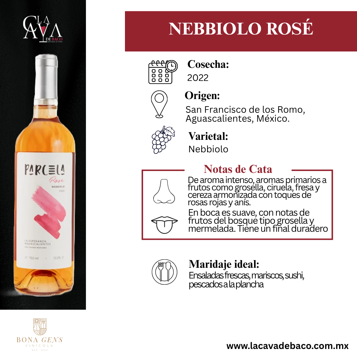 Parcela Rosé Nebbiolo
