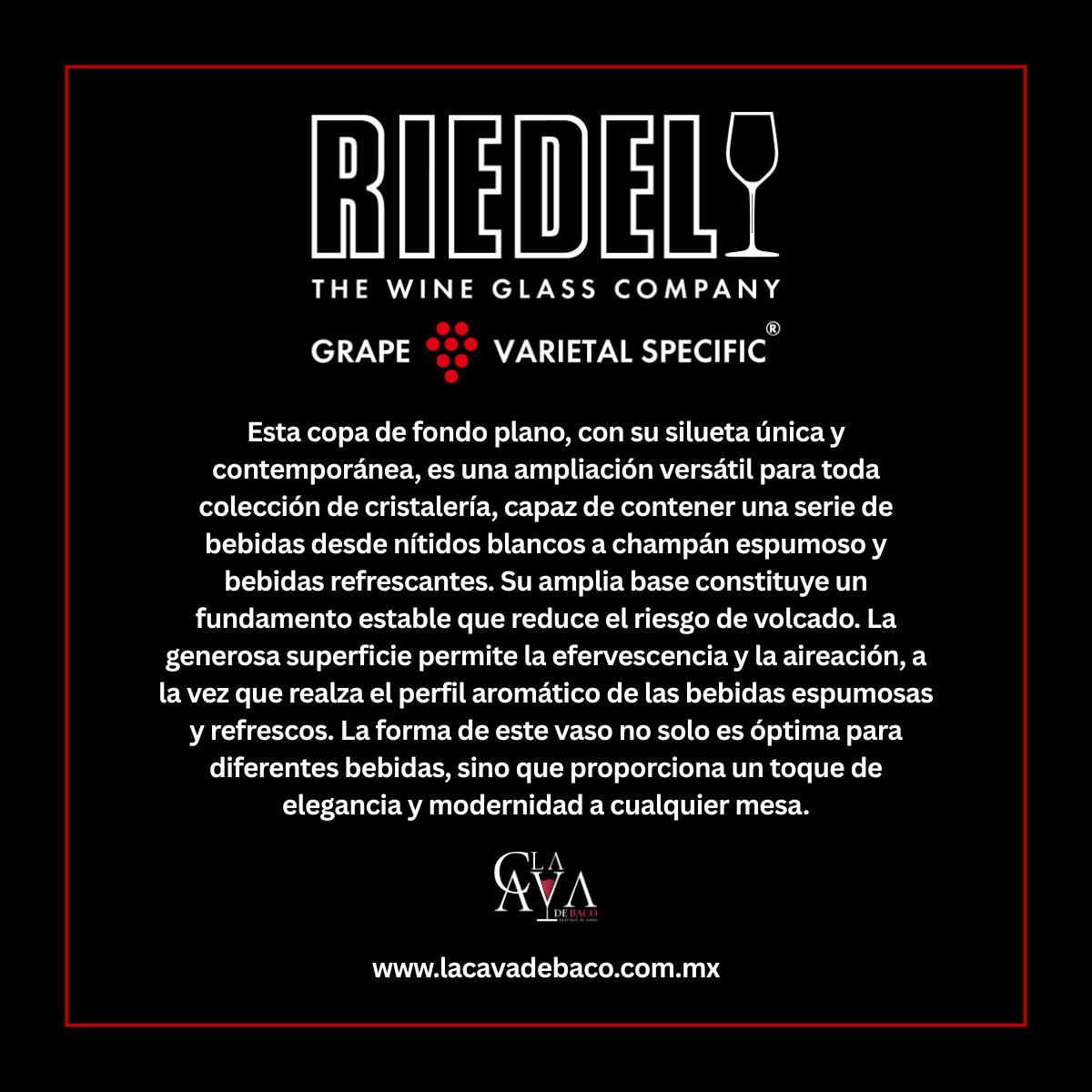 RIEDEL Grape Vino Blanco, Champagne, Spritz