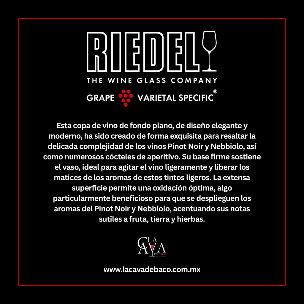 RIEDEL Grape Pinot Noir, Nebbiolo, Aperitivo.