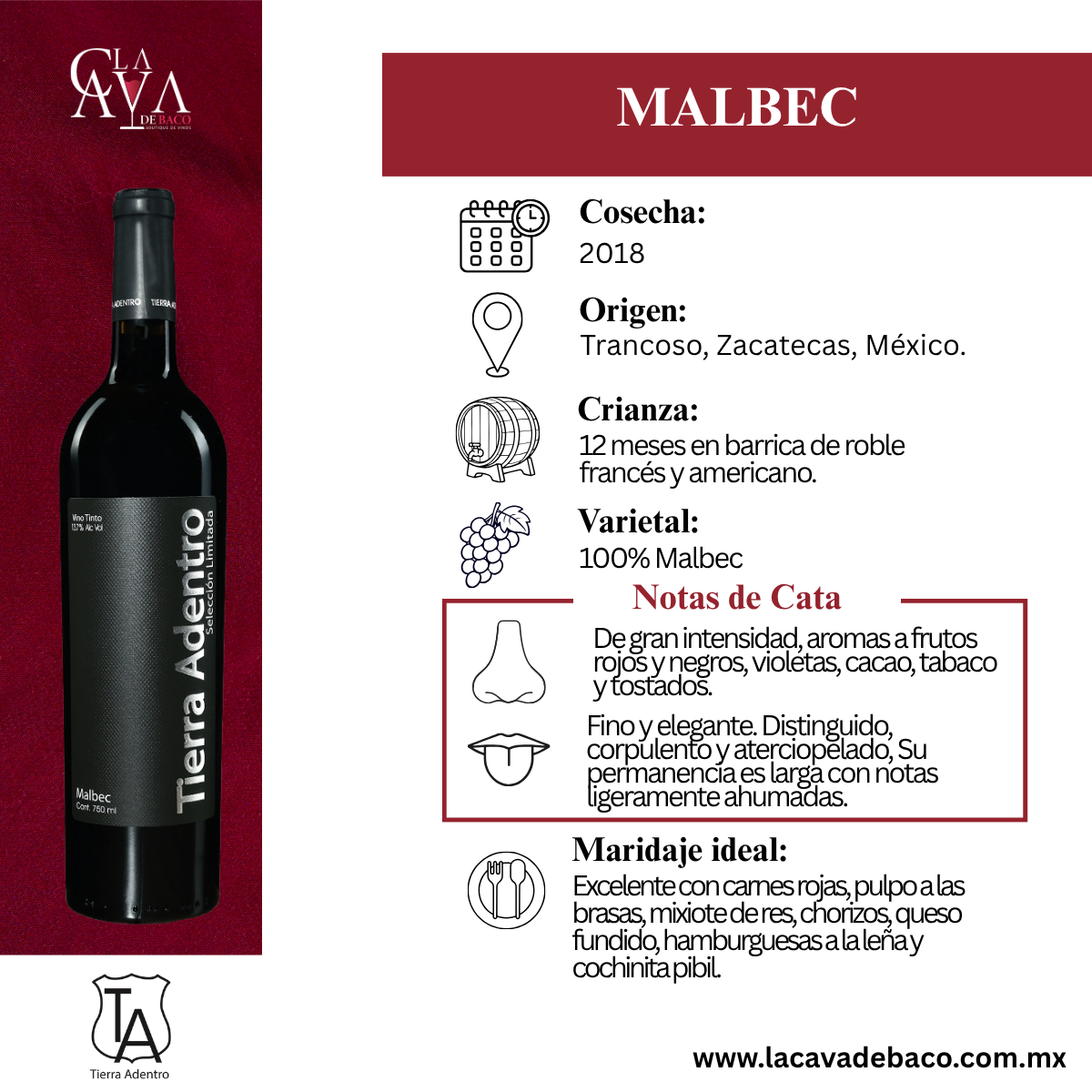 Tierra Adentro Malbec