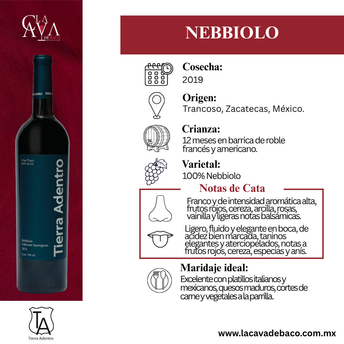 Tierra Adentro Nebbiolo
