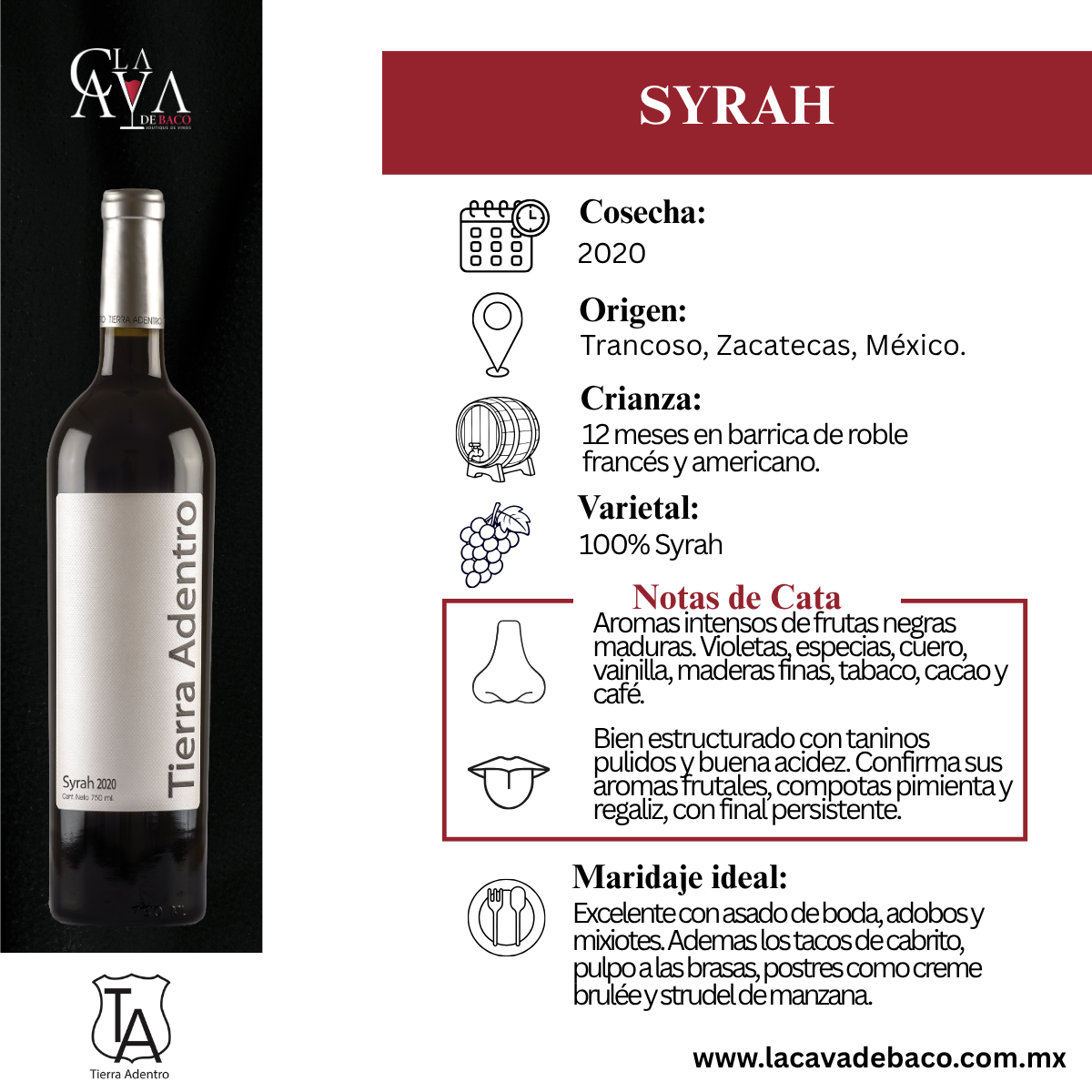 Tierra Adentro Syrah