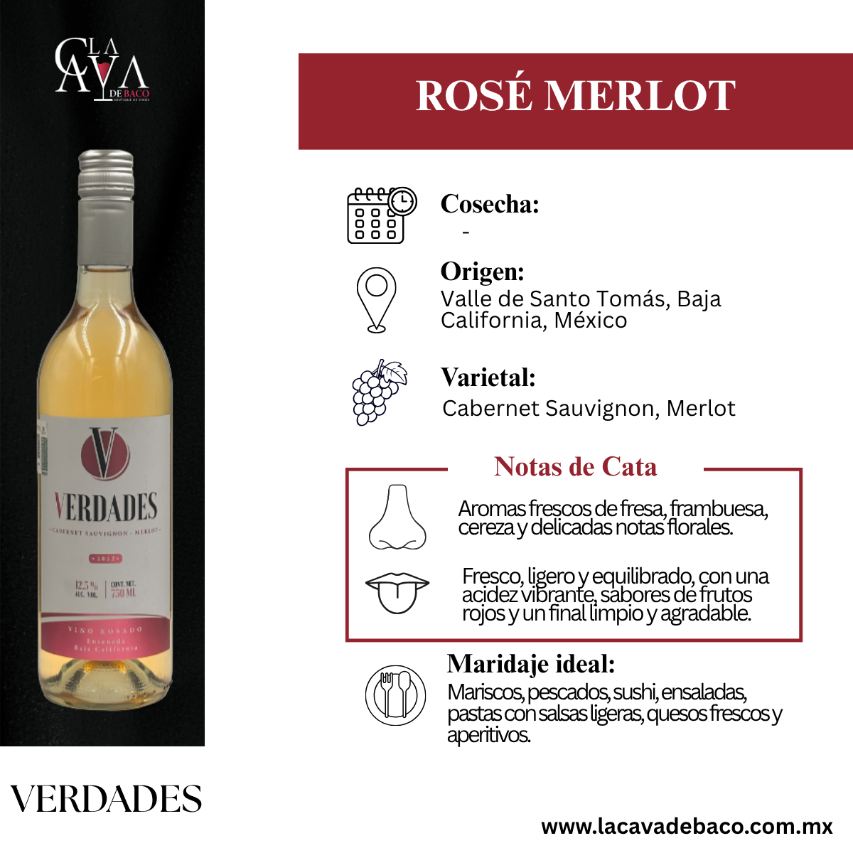 Verdades Rosé Merlot